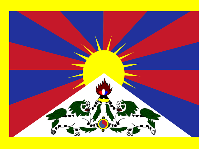 Datei:Tibet Flagge.png