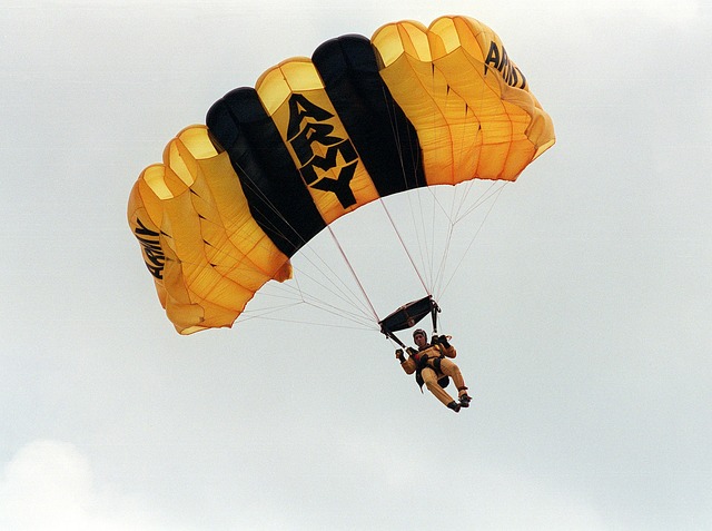 Datei:Fallschirm Skydiving Fliegen Mut Loslassen.jpg