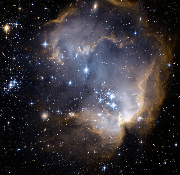 Datei:Stern-Himmel-Universum-star forming region of the Large Magellanic Cloud-Hubble Space Telescope.jpg