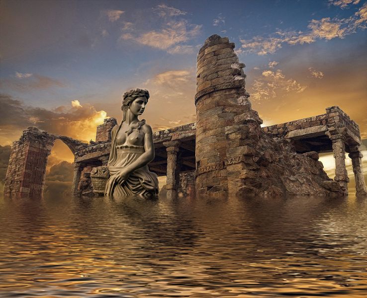 Datei:Atlantis Versunkene Stadt Lemuria Hochkultur.jpg
