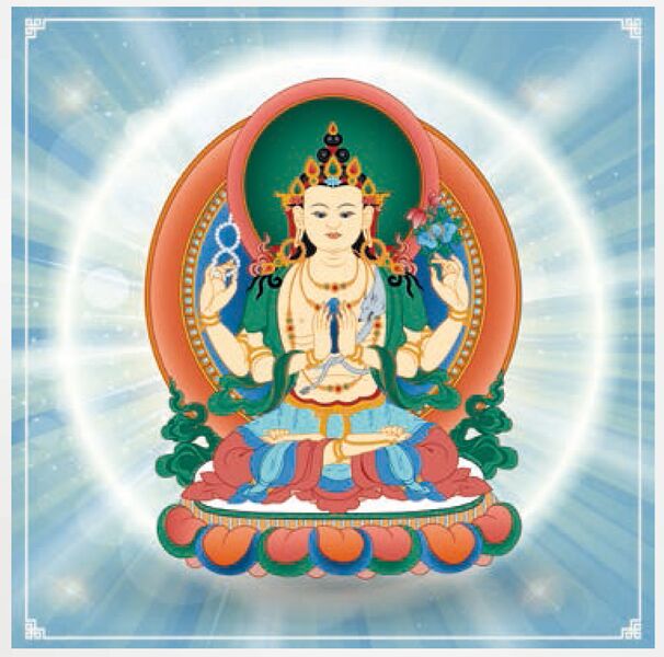 Datei:Buddha Shantideva Bodhisattva.jpg