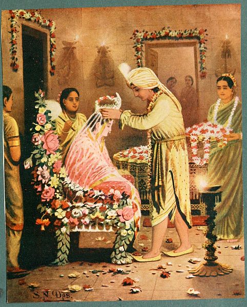 Rama krönt Sita