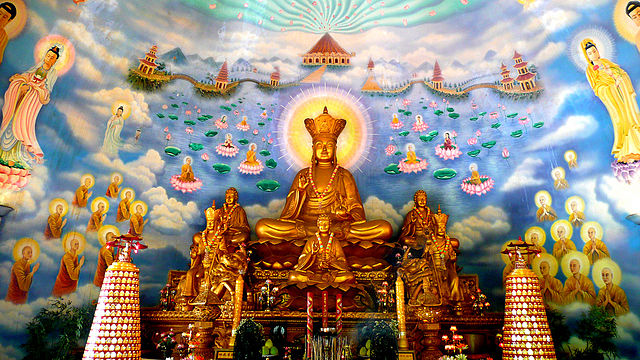 Datei:Ksitigarbha Bodhisattva Arhant Buddha Buddhismus Tempel Erleuchtung.jpeg