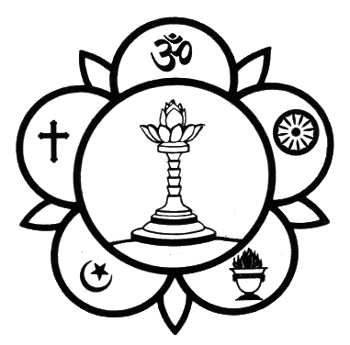 Sathya Sai Babas Symbol für die Weltreligionen