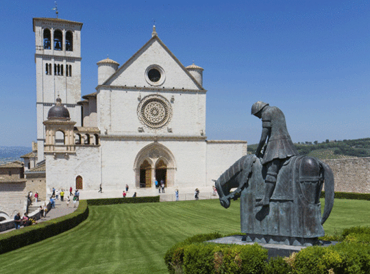 Datei:Italien Assisi Yogareise Basilika Kathedrale.gif