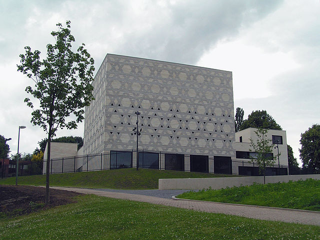 Die neue Synagoge in bochum wurde 2007 eröffnet. Copyright