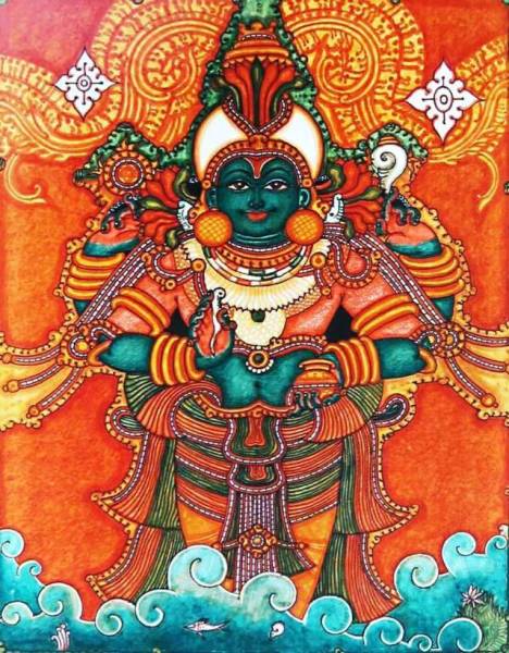 Dhanvantari ist die indische Gottheit des Ayurveda.