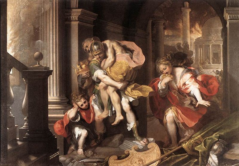 Datei:Aeneas Flucht aus Troja Federico Barocci.jpg