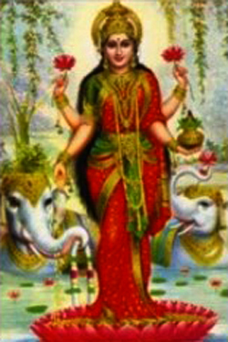 Lakshmi - Göttin der Schönheit und Fülle