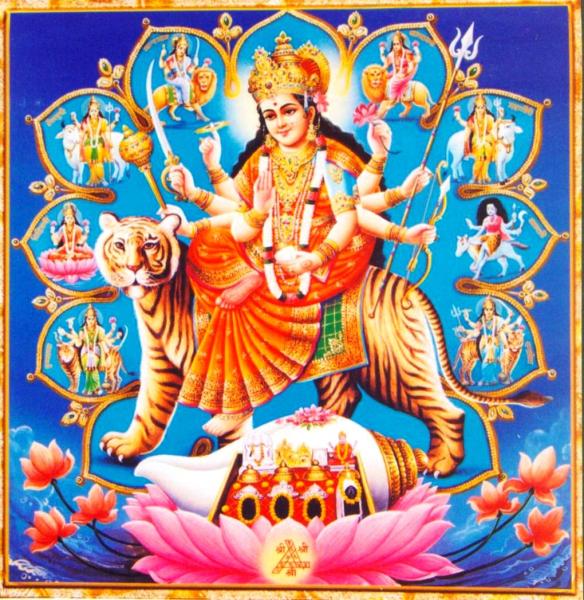 Datei:Durga neun Aspekte.jpg