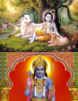 Krishna und Rama - Aspekte von Vishnu