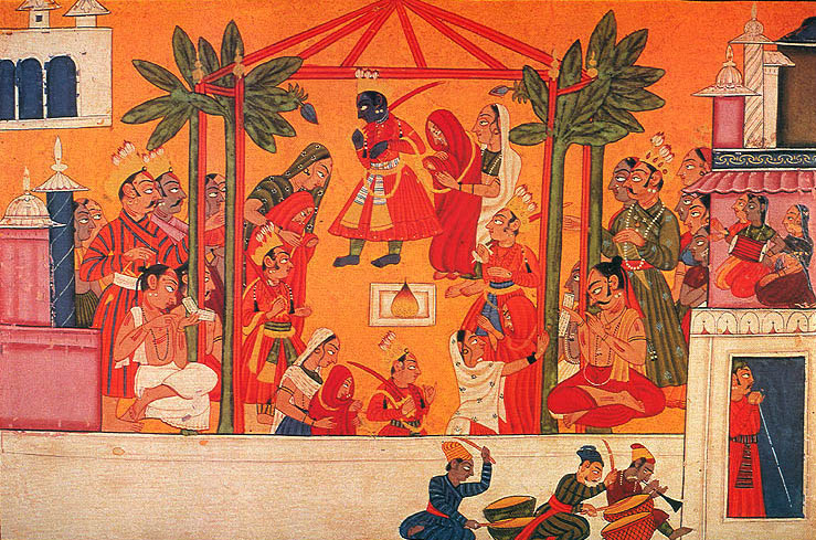 Datei:Ramayana - Marriage of Rama Bharata Lakshmana and Shatrughna.jpg