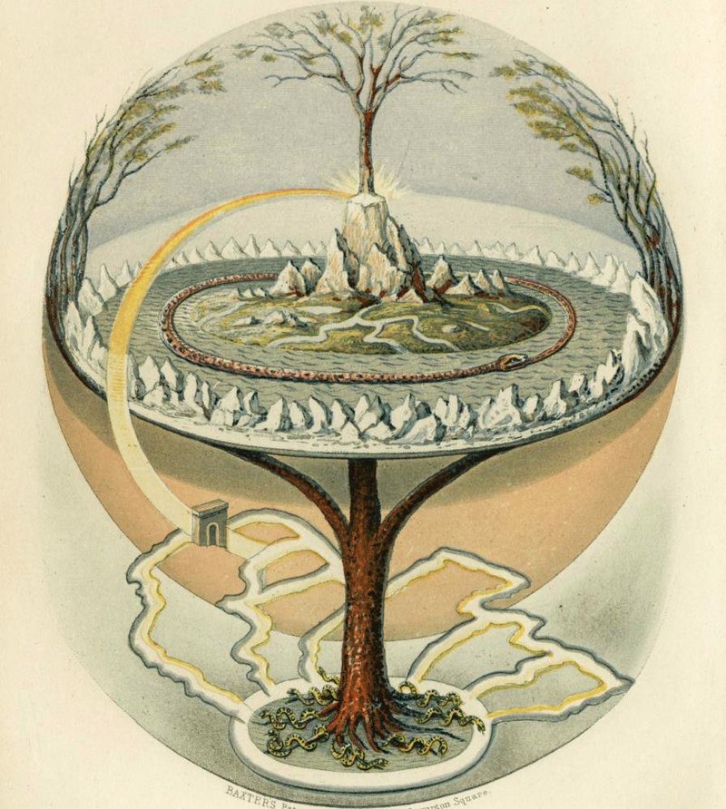 Yggdrasil der nordische Weltenbaum