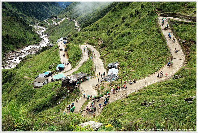 Der Pilgerweg nach Kedarnath