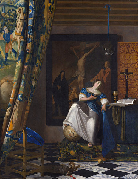 Datei:463px-Glaube-Kreuz-Frau-Vermeer The Allegory of the Faith.jpg