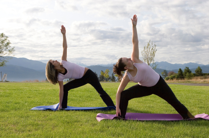 Yoga fördert das Wohlbefinden