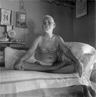 Fotografie des sitzenden Ramana Maharshi.