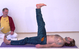 Vamardha Padasana, Halbe Bein-Hebe-Stellung