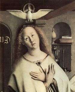 Jan van Eyck-Genter Altar-Detail-Maria und Heilige Geist.jpg
