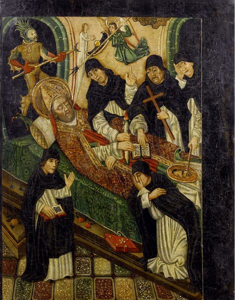 Datei:The Death of a Bishop Catalan 15th century.JPG