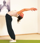 Utthita Ardha Chakrasana, Aufgerichtete halbe Rad Stellung