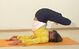 Jathara Padmasana, Bauchmuskelstärkungsübung aus dem Lotus (Lotus Schulterstand dynamisch)