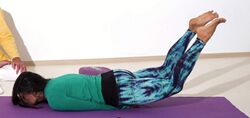 Heuschrecke Yoga Pose mit gefalteten Haenden 2.jpg