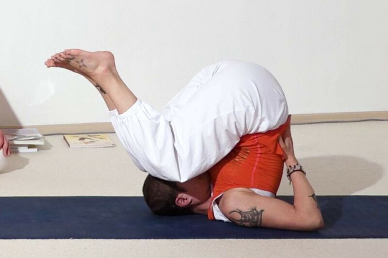 Datei:Halber Pflug - Yoga Asana 2 gebeugte Knie.jpg