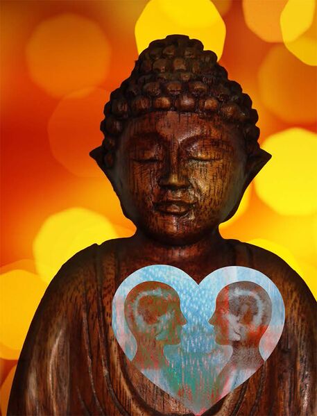 Datei:Buddha Seelenpartner Seelenverwandschaft Partnerschaft Beziehung.jpg