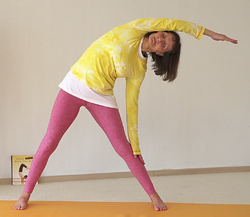 Trikonasana, die letzte der 12 wichtigsten Yoga Positionen