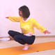 Vamangushthasana, Stellung auf der linken Großzehe