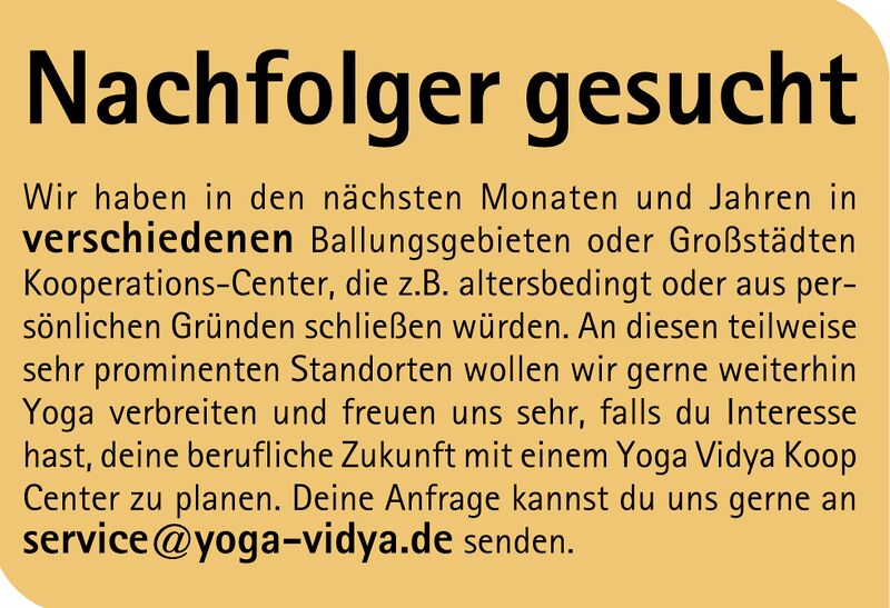 Datei:Nachfolger gesucht für Yoga Vidya Yogazentren.jpg